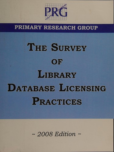 Survey of library database licensing practices