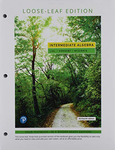 Intermediate Algebra, Loose-Leaf Version Plus MyLab Math -- 24 Month Access Card Package