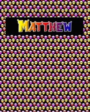 120 Page Handwriting Practice Book with Colorful Alien Cover Matthew