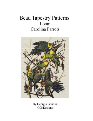 Bead Tapestry Patterns Loom Carolina Parrots