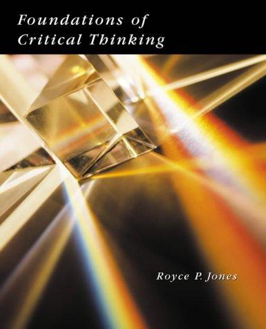 Foundations of critical thinking
