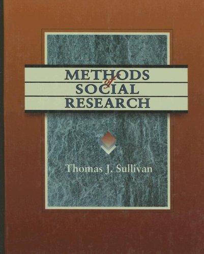 Methods of social research