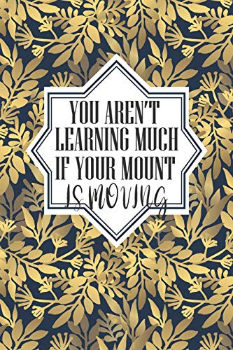 You Aren't Learning Much If Your Mount is Moving
