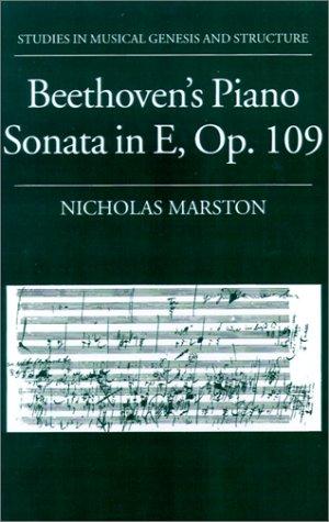 Beethoven's piano sonata in E, op. 109
