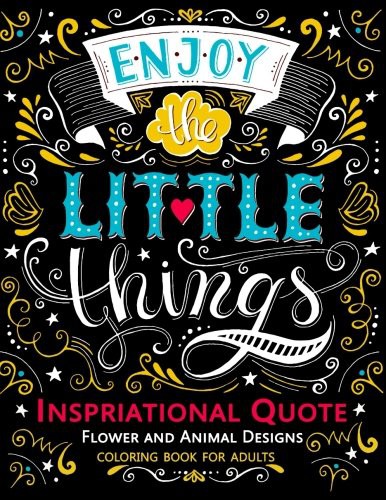 Inspirational Quote coloring book for Adults