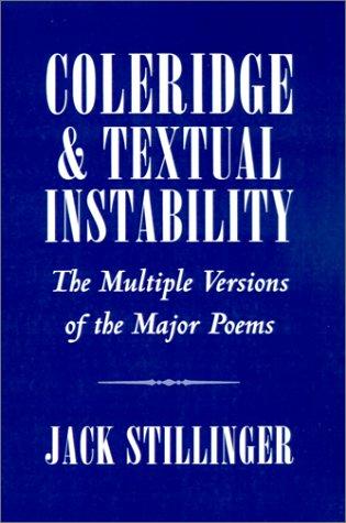 Coleridge and textual instability