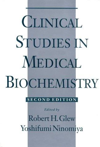 Clinical studies in medical biochemistry