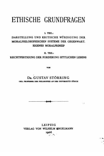 Ethische Grundfragen