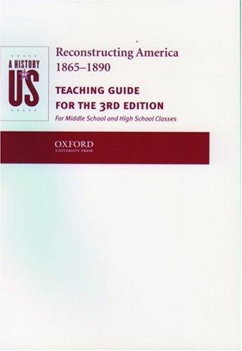 Reconstructing America, 1865-1890