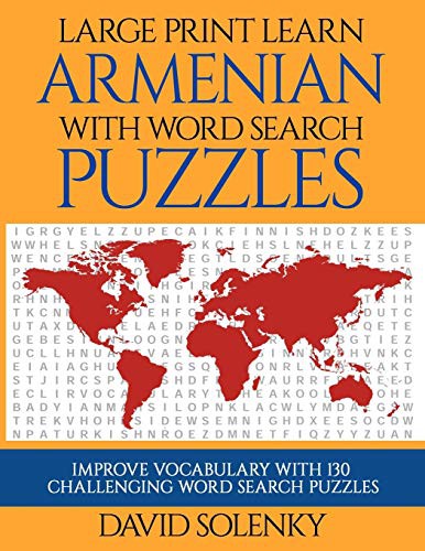 Large Print Learn Armenian with Word Search Puzzles