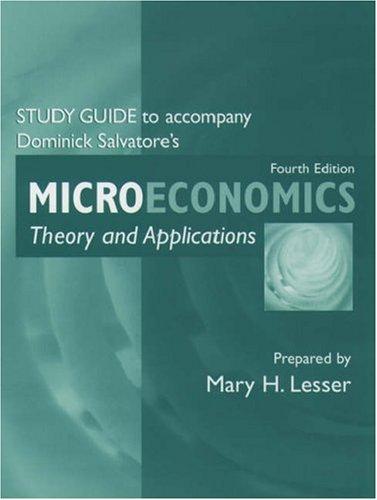 Study Guide to Accompany Microeconomics