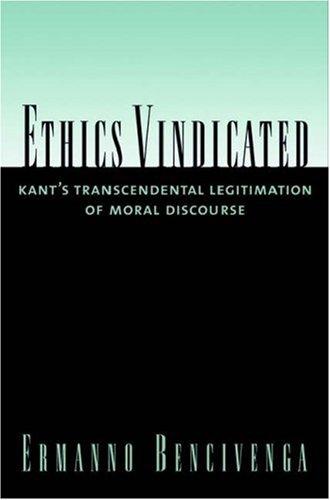 Ethics Vindicated