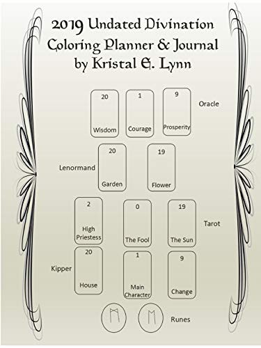 2019 Undated Divination Coloring Planner & Journal