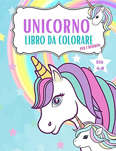 Libro da colorare Unicorni per bambini
