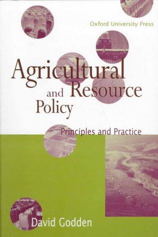 Agricultural and resource policy