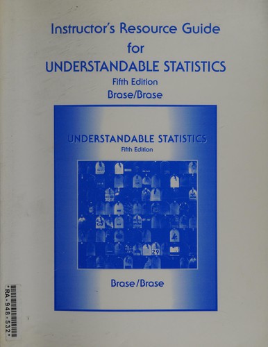 Instructor's resource guide for understandable statistics