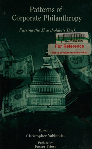Patterns of Corporate Philanthropy