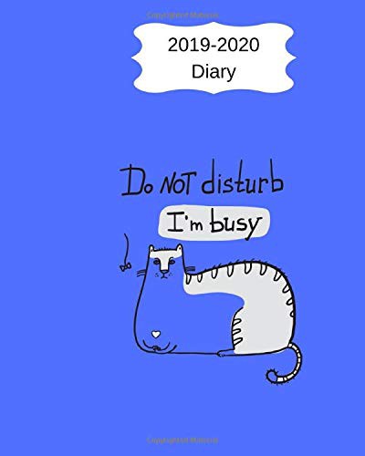 2019-2020 Diary Do not disturb I'm busy