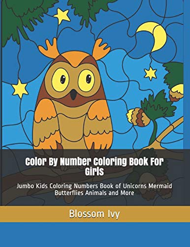 Color By Number Coloring Book For Girls