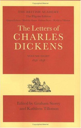 The Letters of Charles Dickens. 1856-1858