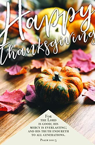 For the Lord Is Good Bulletin  Thanksgiving