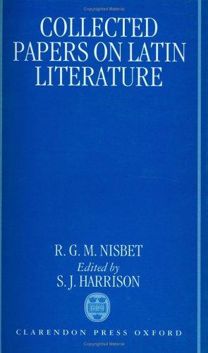 Collected papers on Latin literature