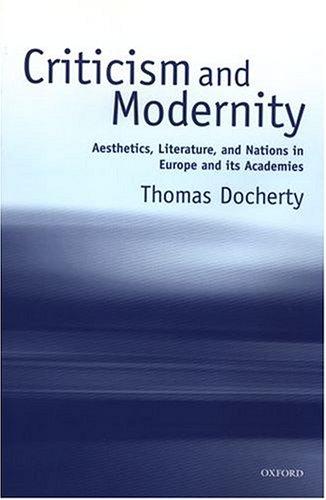 Criticism and modernity