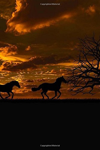 Wild Horses Running Free Across The Landscape At Dusk