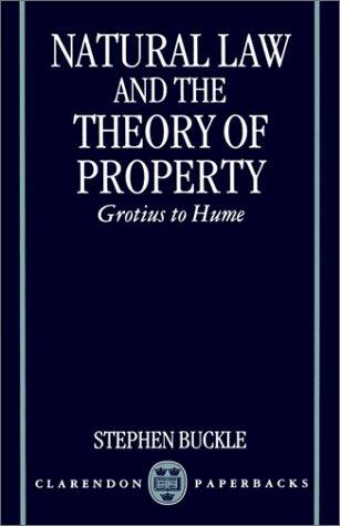 Natural law and the theory of property