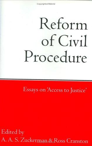 Reform of civil procedure