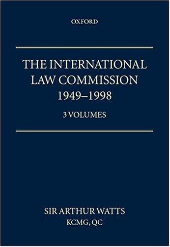 The International Law Commission 1949-1998