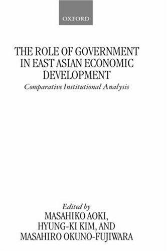 The role of government in East Asian economic development