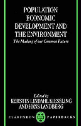 Population, Economic Development, and the Environment