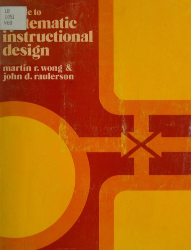 A guide to systematic instructional design