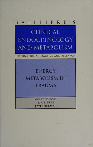Energy metabolism in trauma