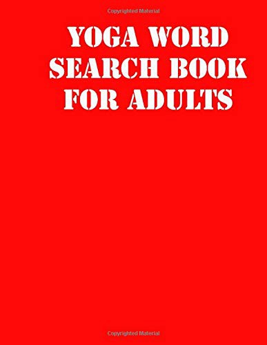 Yoga Word Search Book For Adults