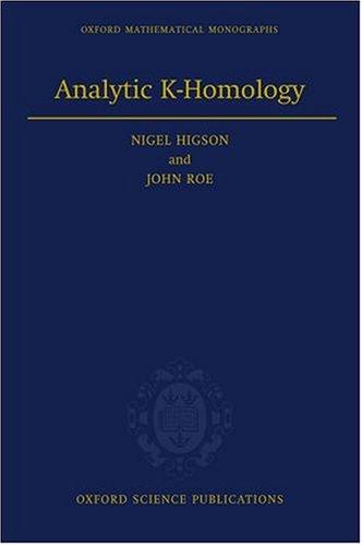 Analytic K-homology