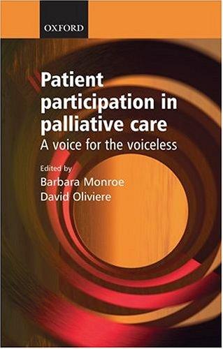 Patient participation in palliative care