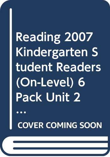 READING 2007 KINDERGARTEN STUDENT READERS  6 PACK UNIT 2 LESSON 5 A HOUSE FOR A MOUSE