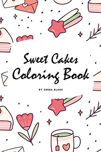 Sweet Cakes Coloring Book for Children