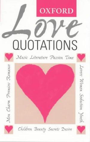 Oxford love quotations