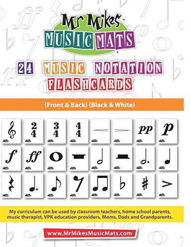 24 Notation Signs Black & White
