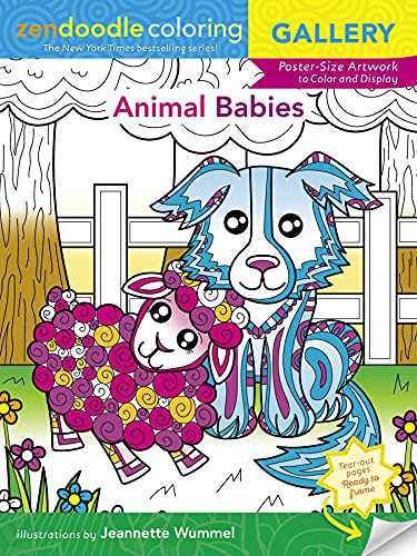 Zendoodle Coloring Gallery : Animal Babies