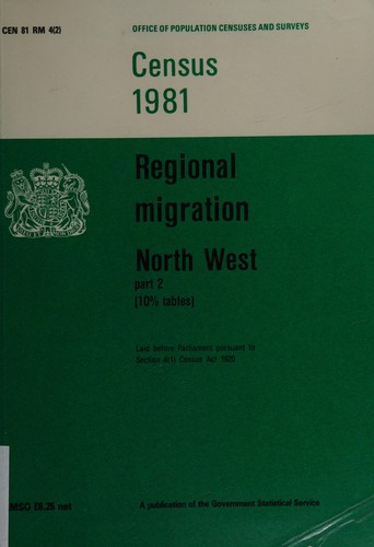 Census 1981: regional migration