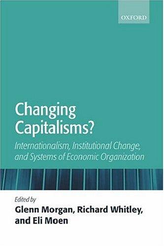 Changing Capitalisms?