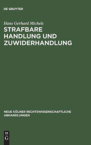 Strafbare Handlung Und Zuwiderhandlung