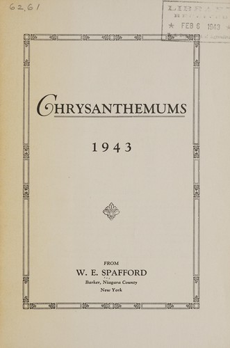 Chrysanthemums, 1943