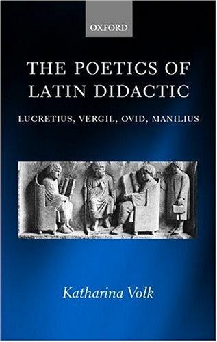 The poetics of Latin didactic