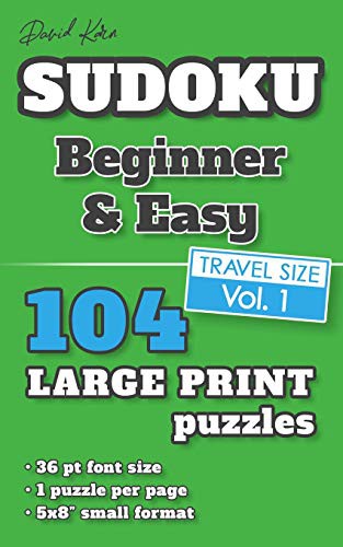 David Karn Sudoku – Beginner & Easy Vol 1