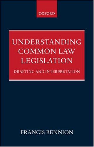 Understanding Common Law Legislation